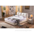 Wholesale furniture 100% animal leather bed(H-015)